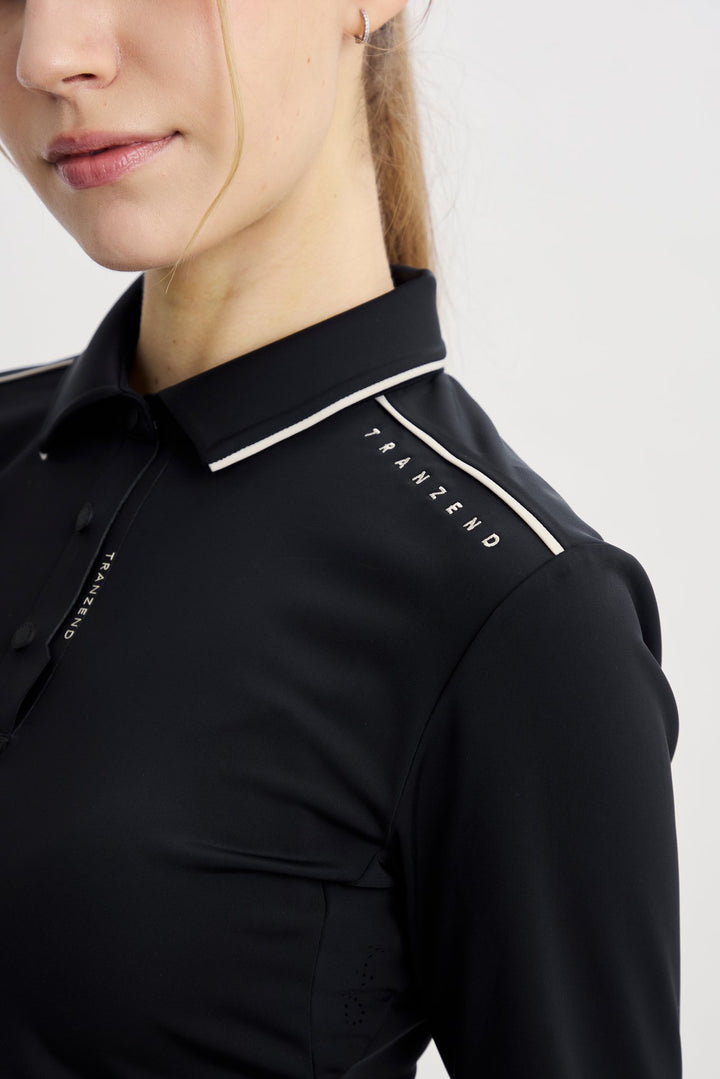 Infinite Glide Polo | Long Sleeves - Women - Black - Image 7
