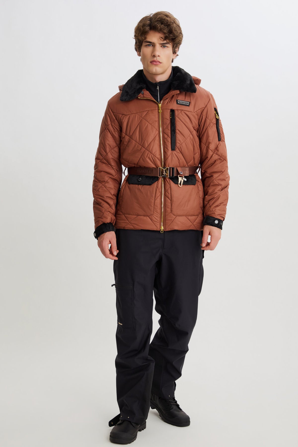 Alpine Puffer Jacket - Brown - Men - Image 4