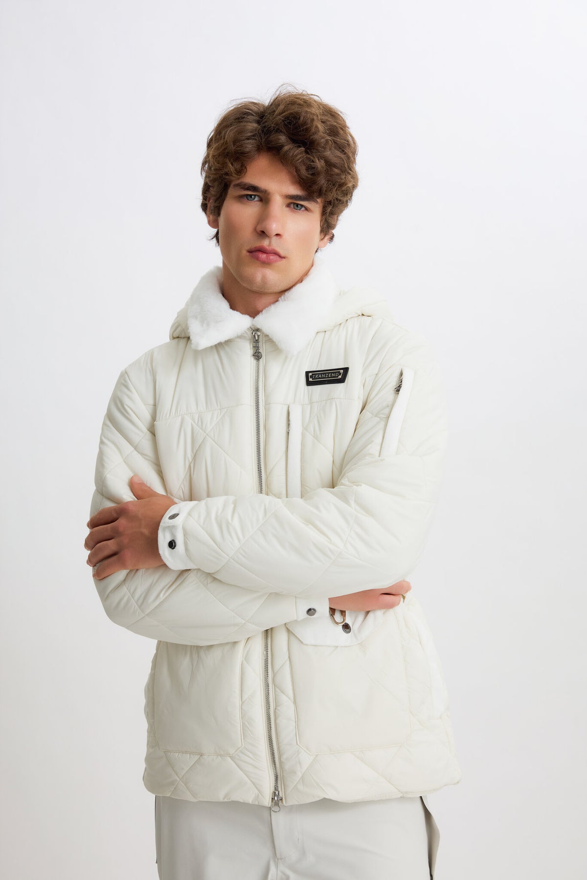 Alpine Puffer Jacket - White - Men - Image 6
