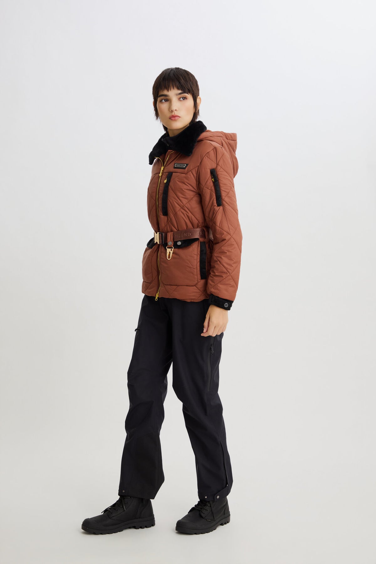 Alpine Puffer Jacket - Brown - Women - Second Image