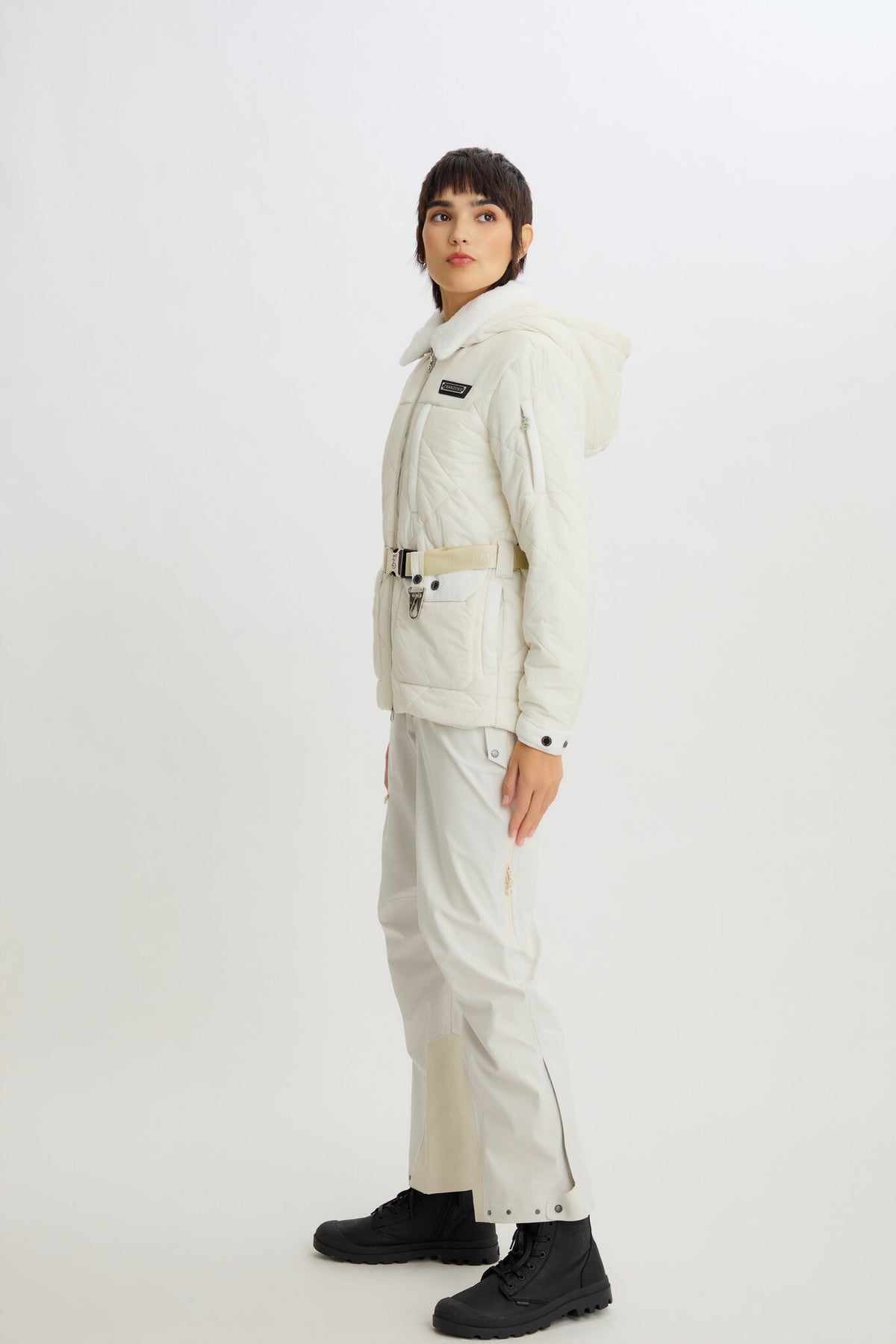 Alpine Puffer Jacket - White - Women - Image 6