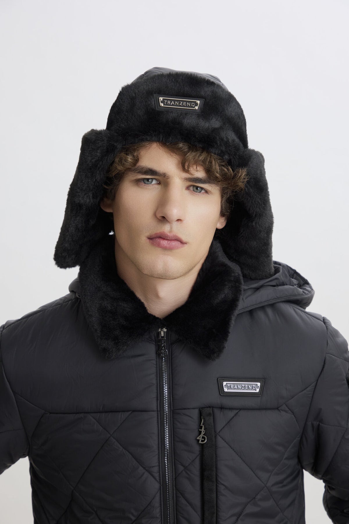 Aviator Hat - Black - Men - Second Image
