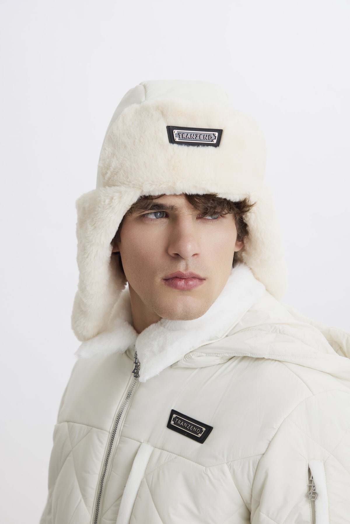 Aviator Hat - White - Men - Second Image
