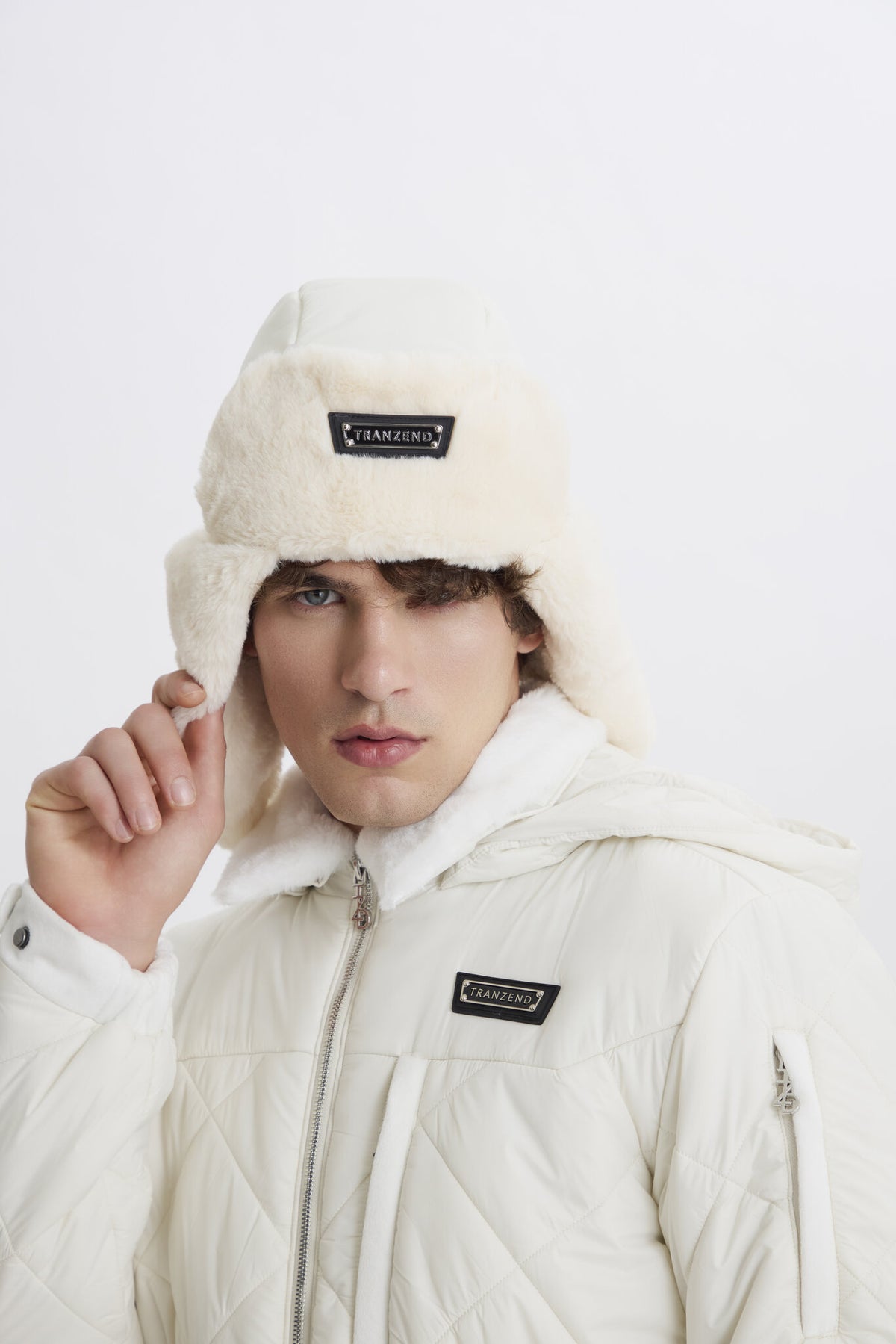 Aviator Hat - White - Men - Image 4