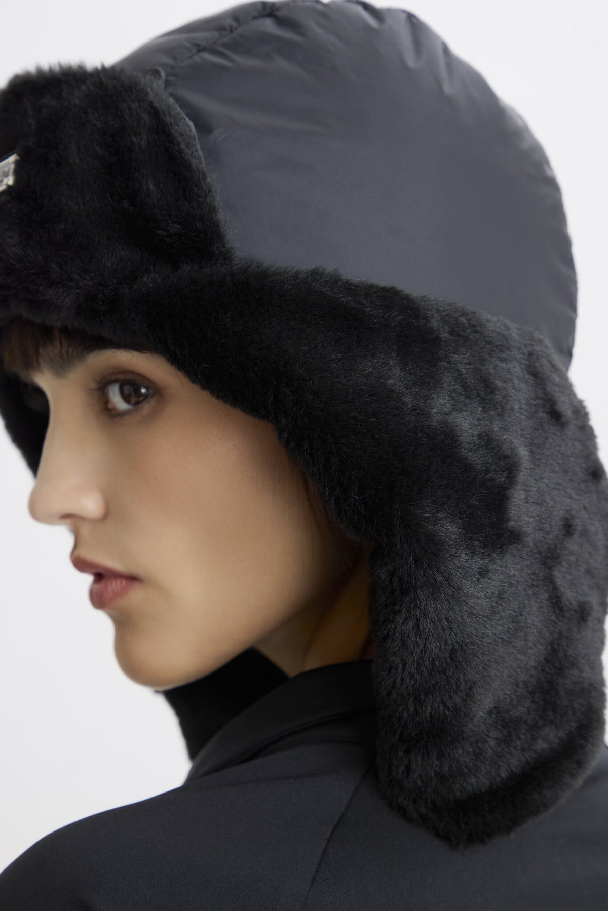 Aviator Hat - Black - Women - Image 8