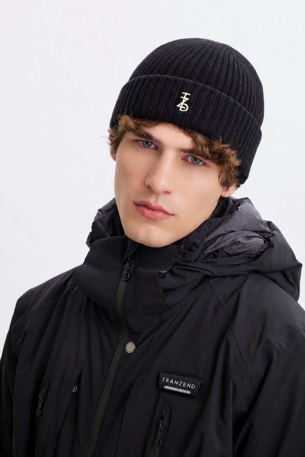 Balaclava Knitted Hat - Black - Men - Cover