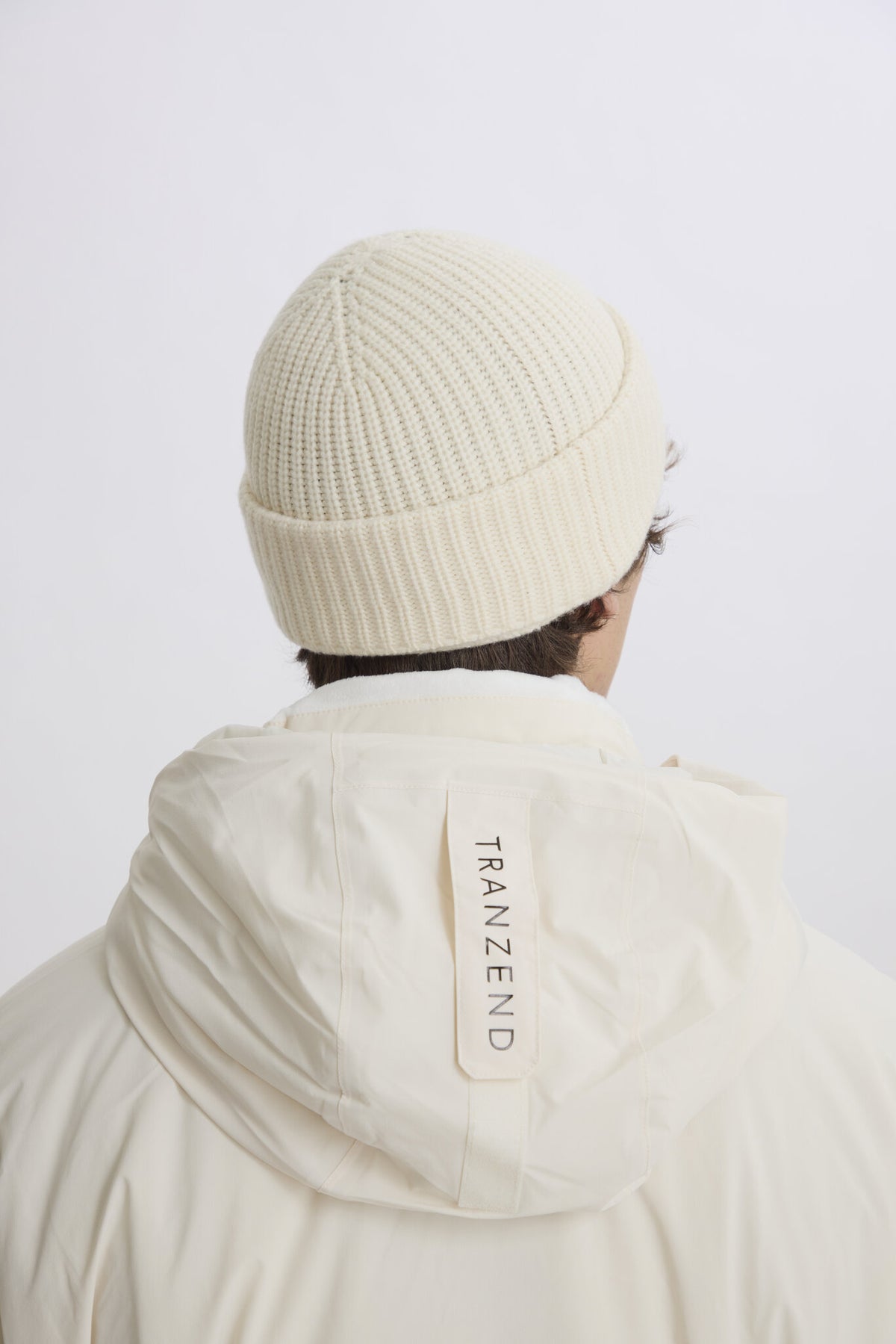 Balaclava Knitted Hat - Beige - Men - Image 5
