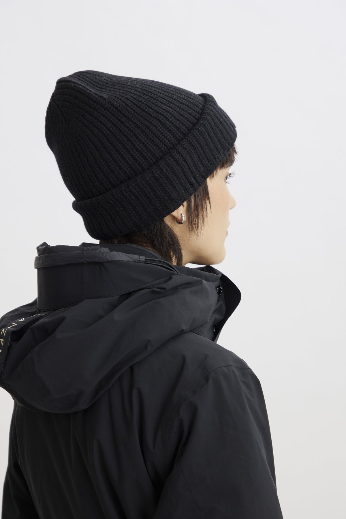 Balaclava Knitted Hat - Black - Women - Image 4