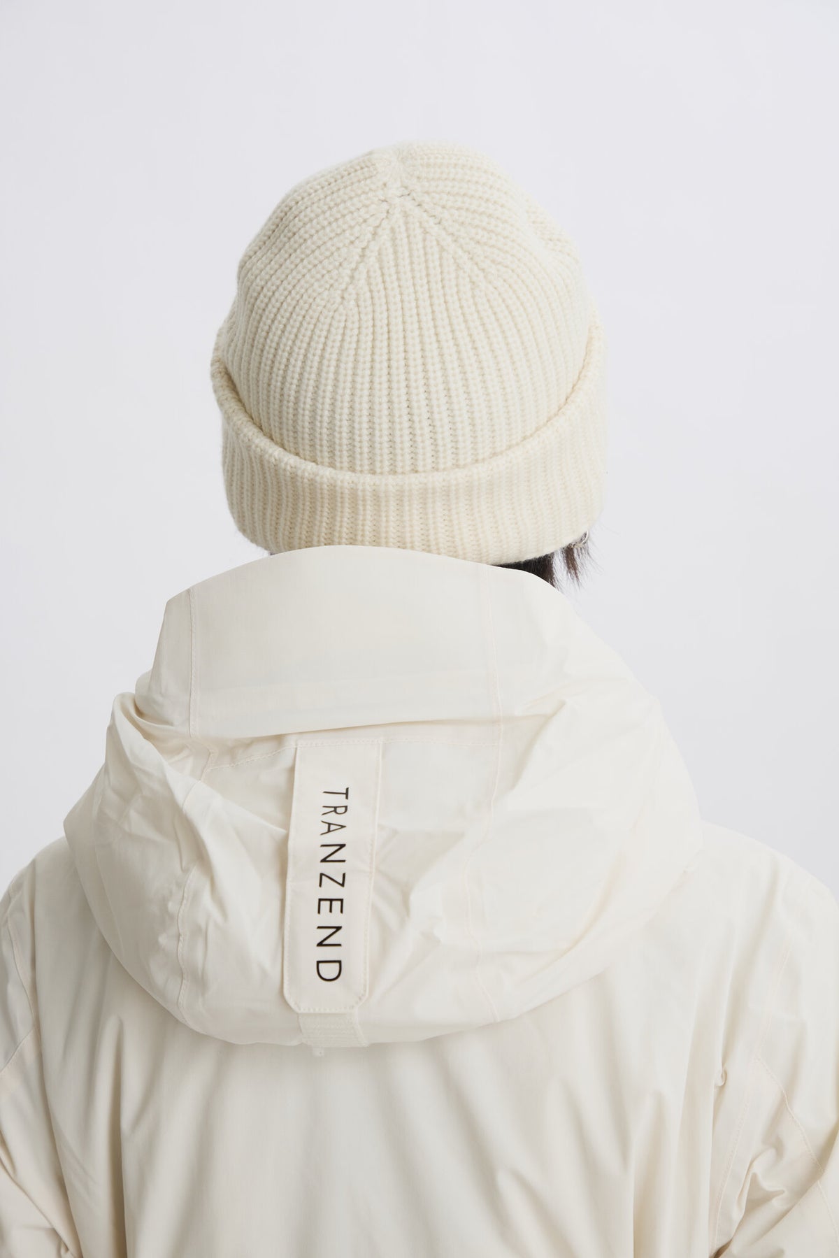 Balaclava Knitted Hat - Beige - Women - Image 5