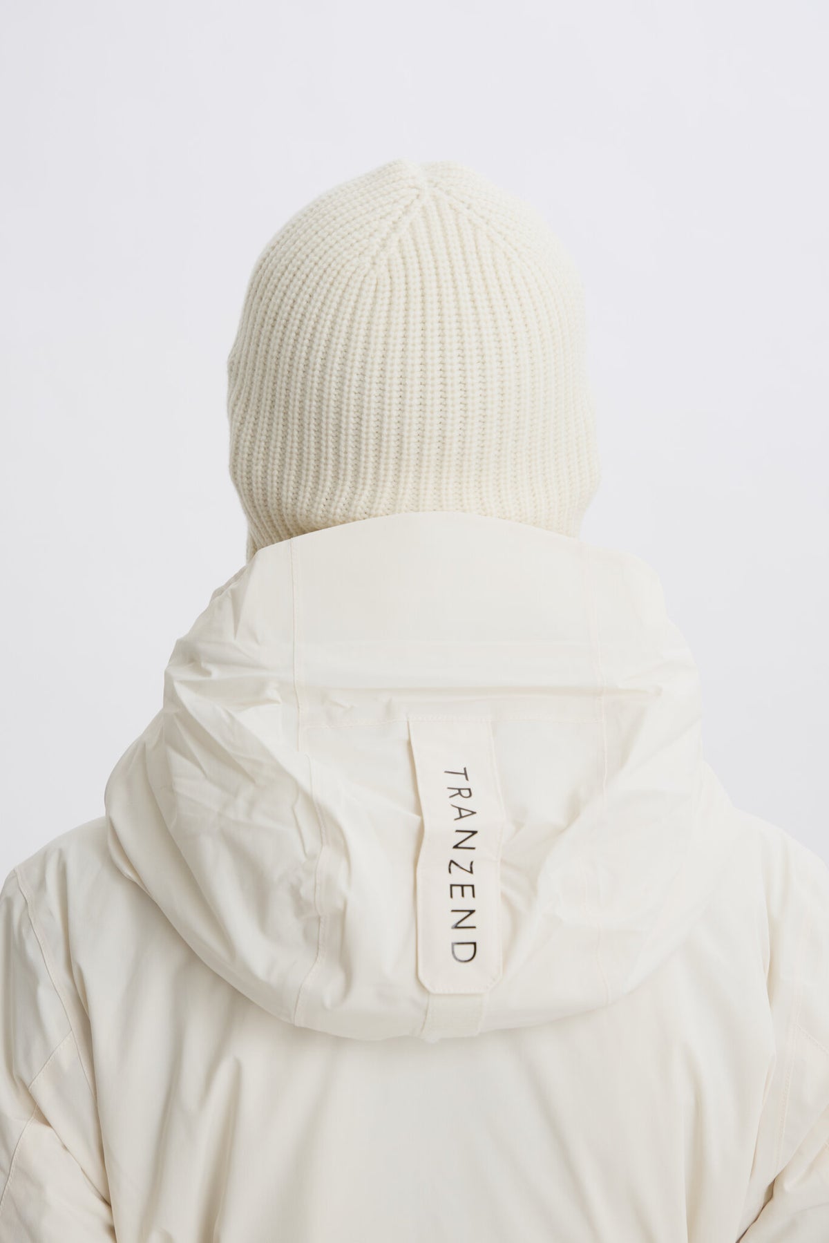 Balaclava Knitted Hat - Beige - Women - Image 7