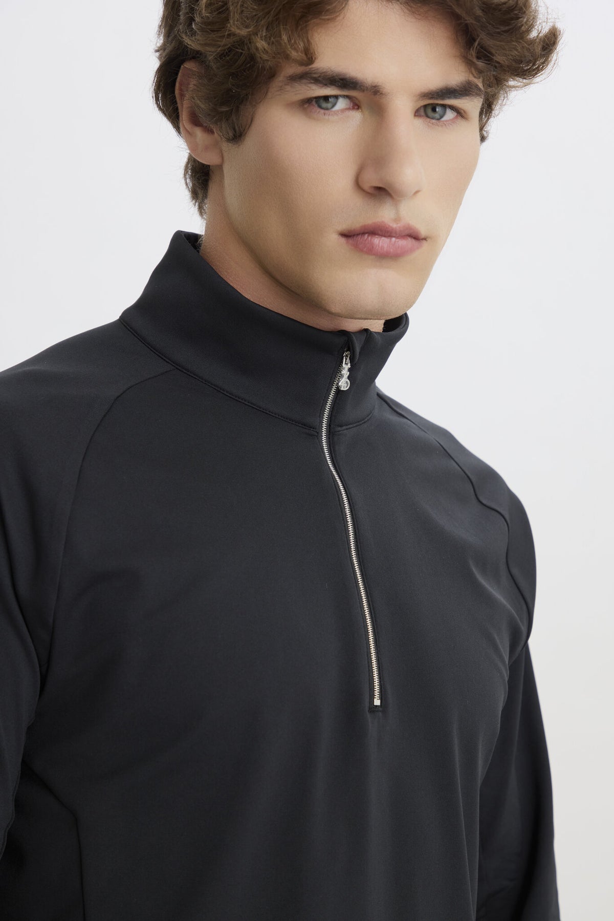 Metal Zip Baselayer - Men - Black - Second Image