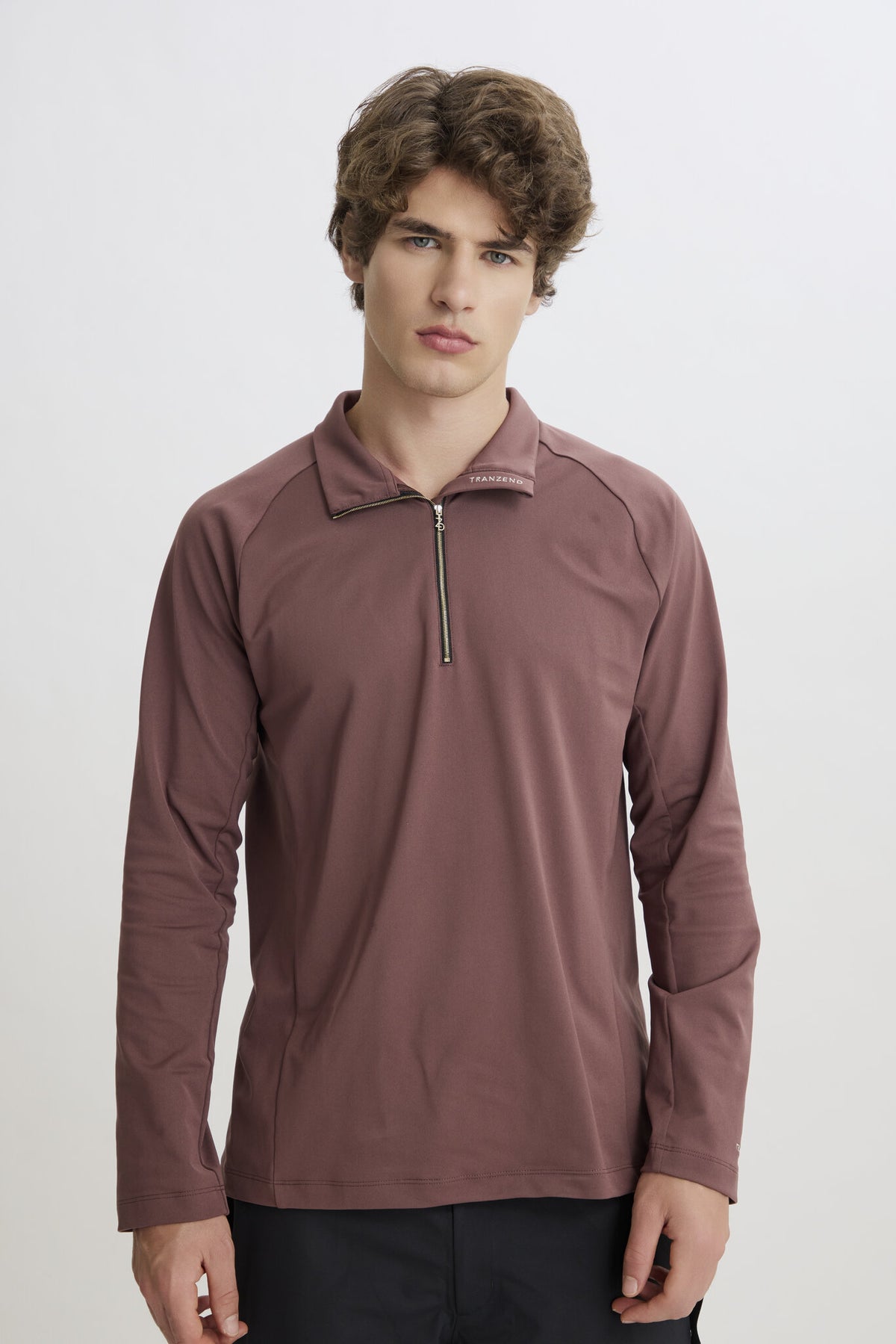 Metal Zip Baselayer - Men - Brown - Cover
