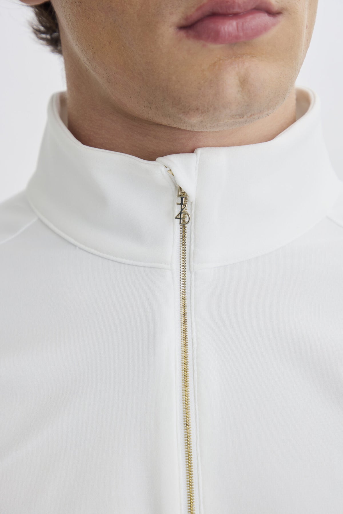 Metal Zip Baselayer - Men - White - Image 6