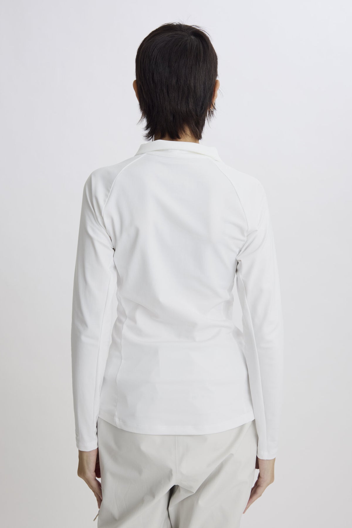Metal Zip Baselayer - Women - White - Image 5