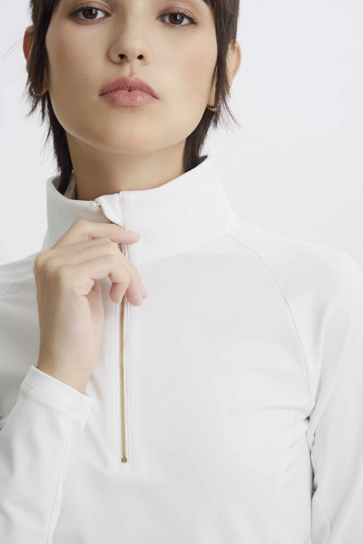 Metal Zip Baselayer - Women - White - Second Image