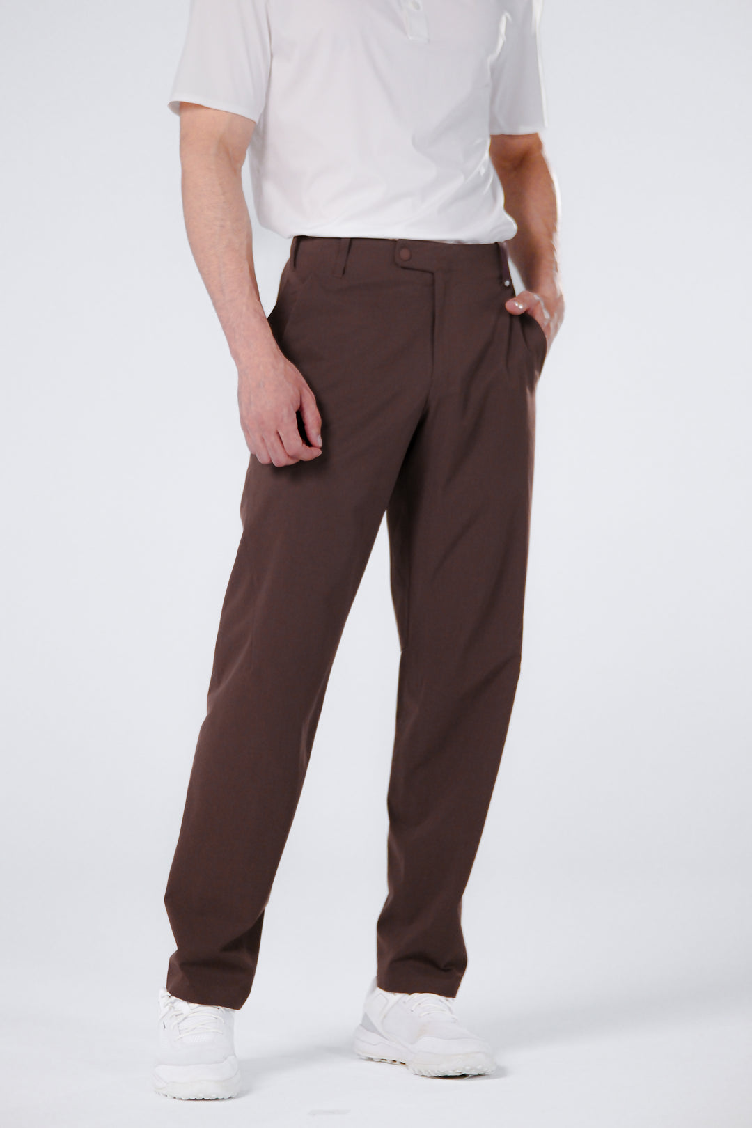 Infinite Motion Trousers - Men - Brown - Cover