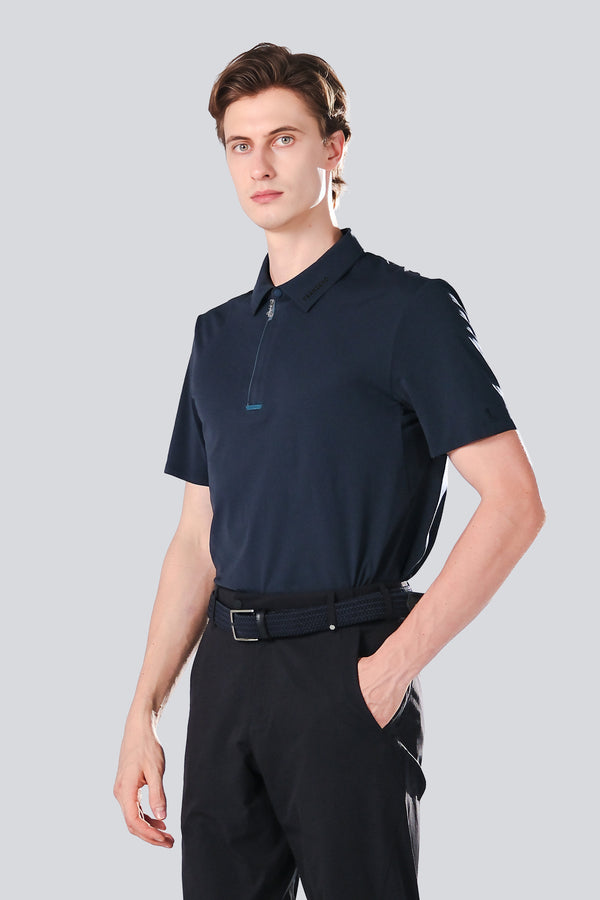 Drift Polo | Short Sleeves - Men - Navy - Cover