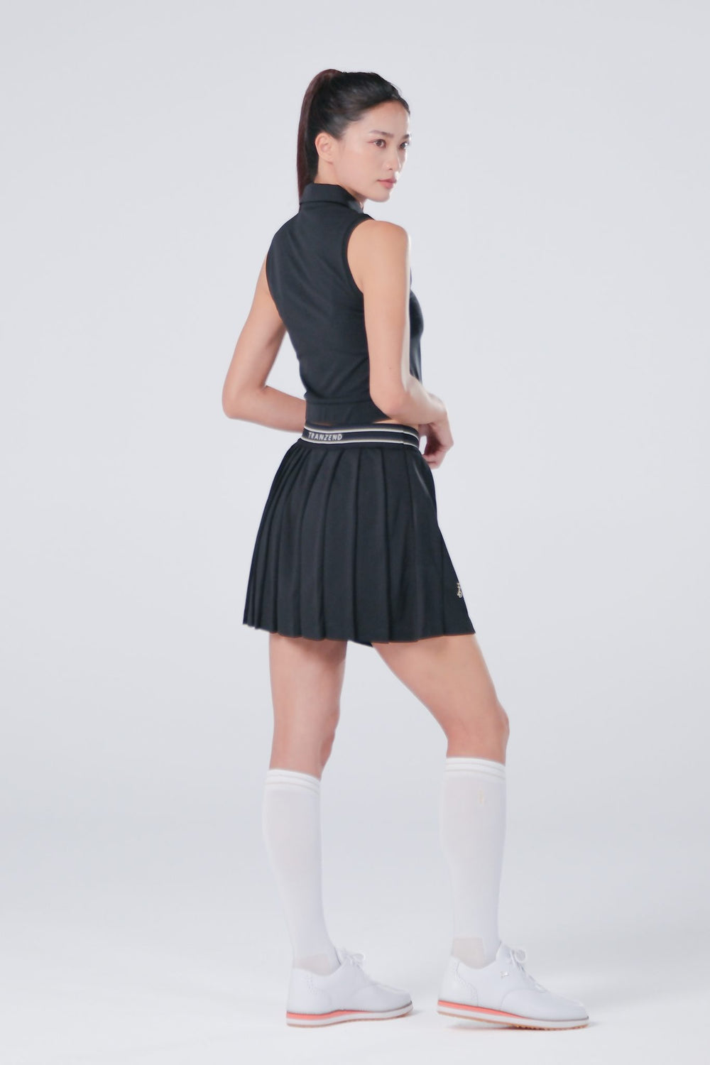 Drift Pleated Skirt - Women - Black - Image 1
