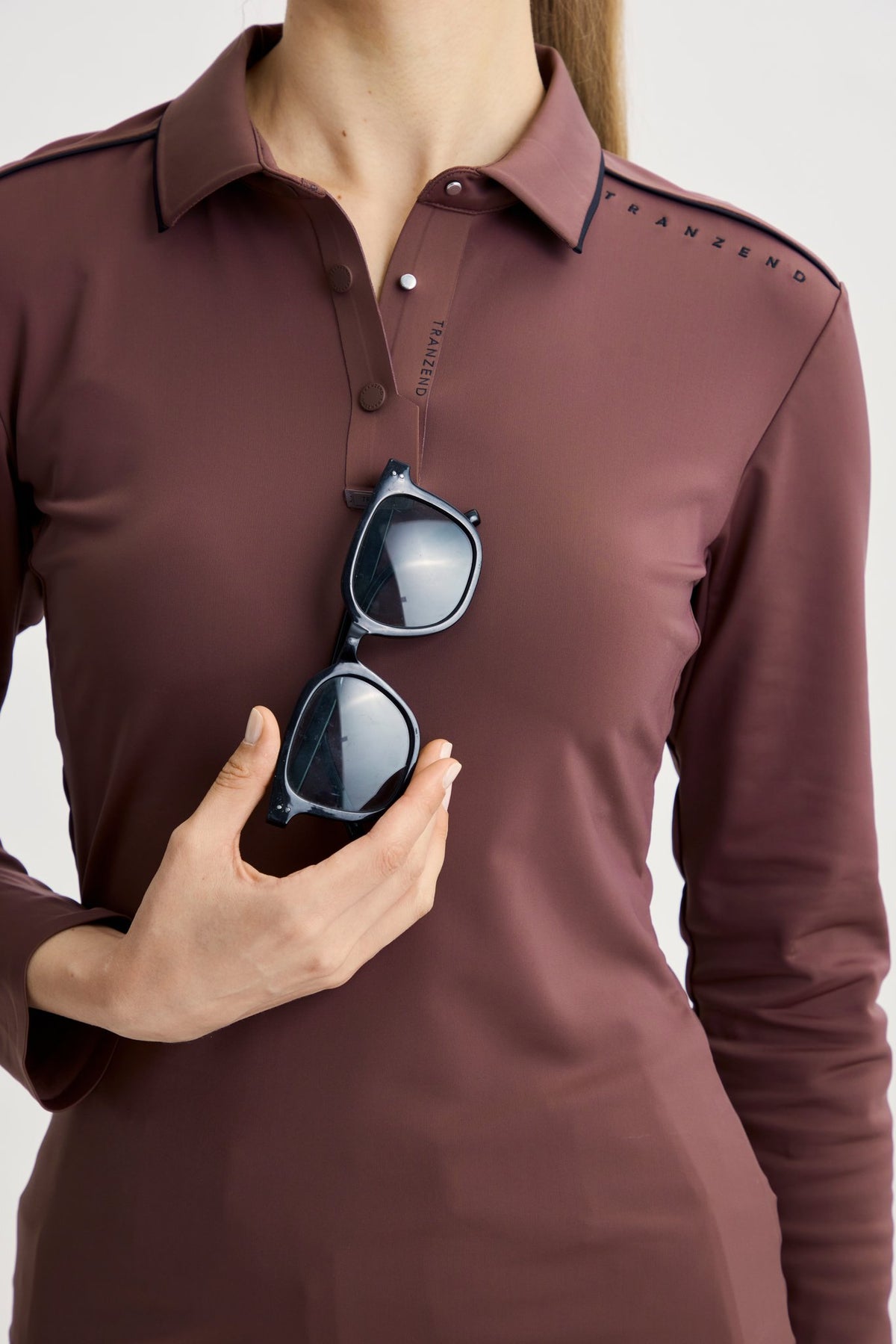 Infinite Glide Polo | Long Sleeves - Women - Brown - Second Image
