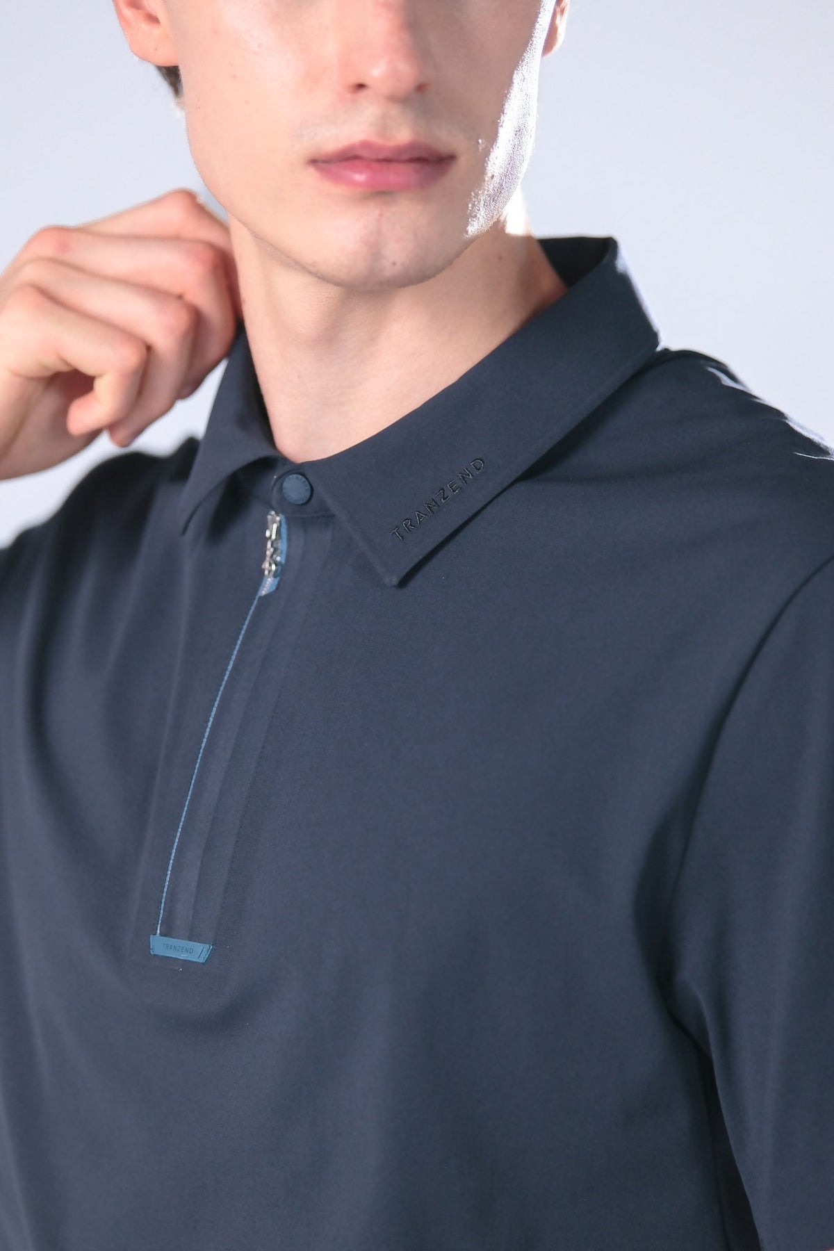 Drift Polo | Short Sleeves - Men - Navy - Detail 2