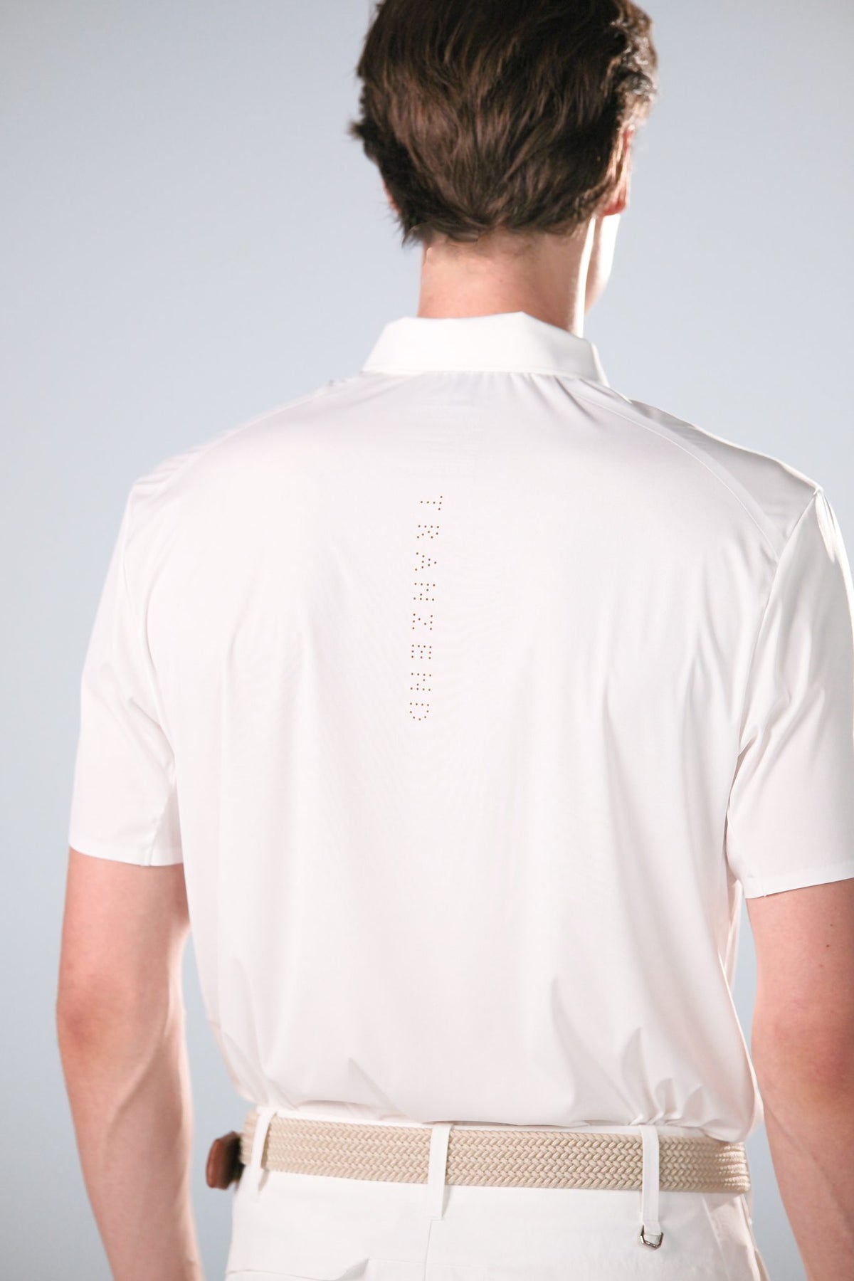 Ice Glaze Polo | Short Sleeves - Men - White - Detail 4