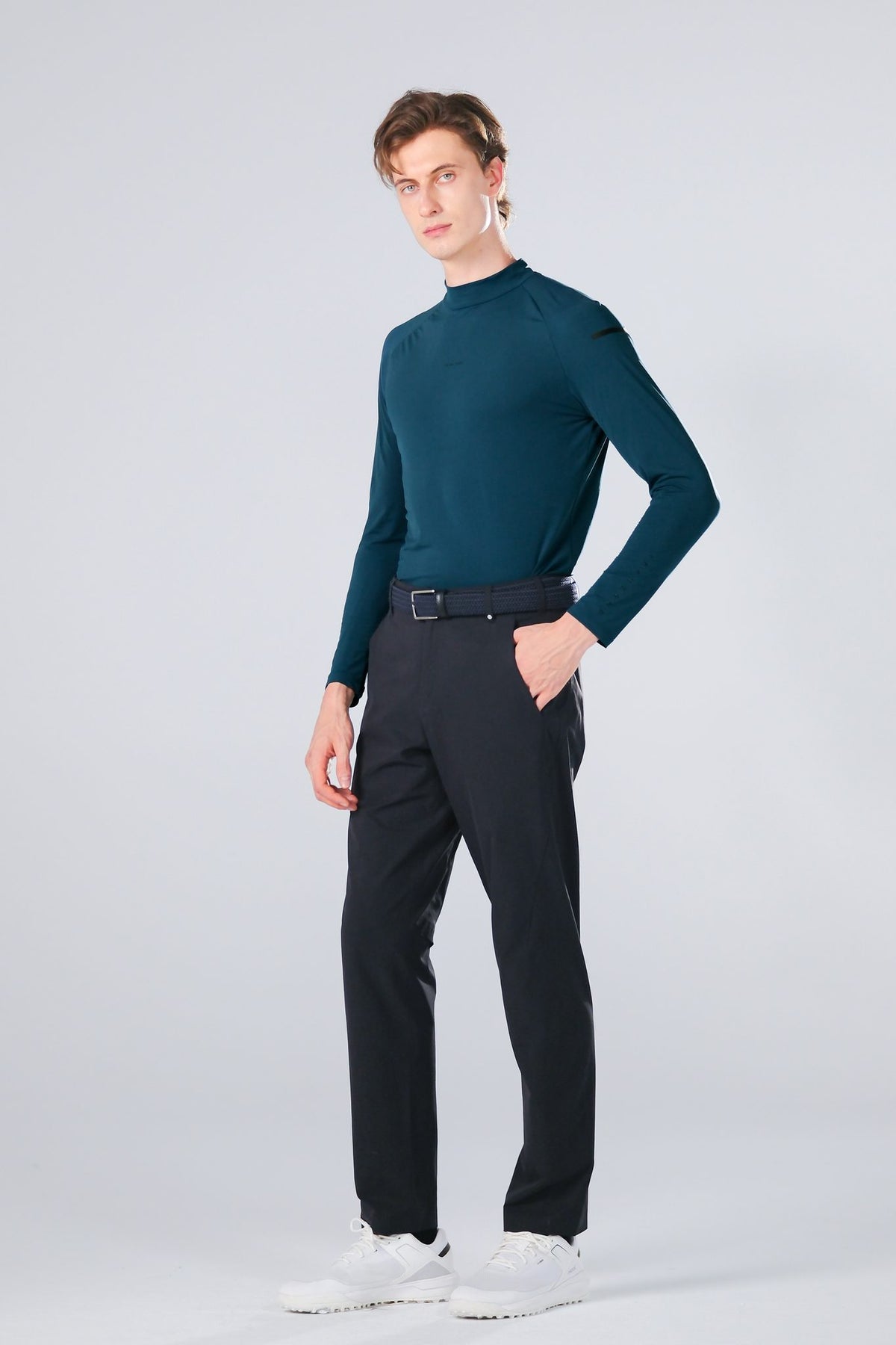 Ice Glaze UV Base Layer - Men - Peacock Blue - Image 4