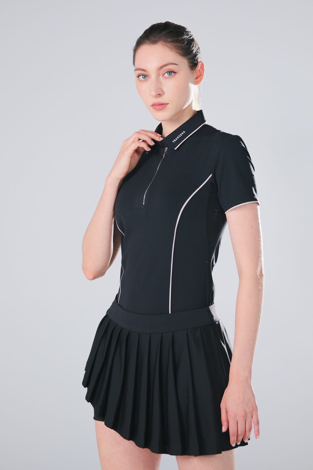 Drift Polo | Short Sleeves - Women - Black - Image 4