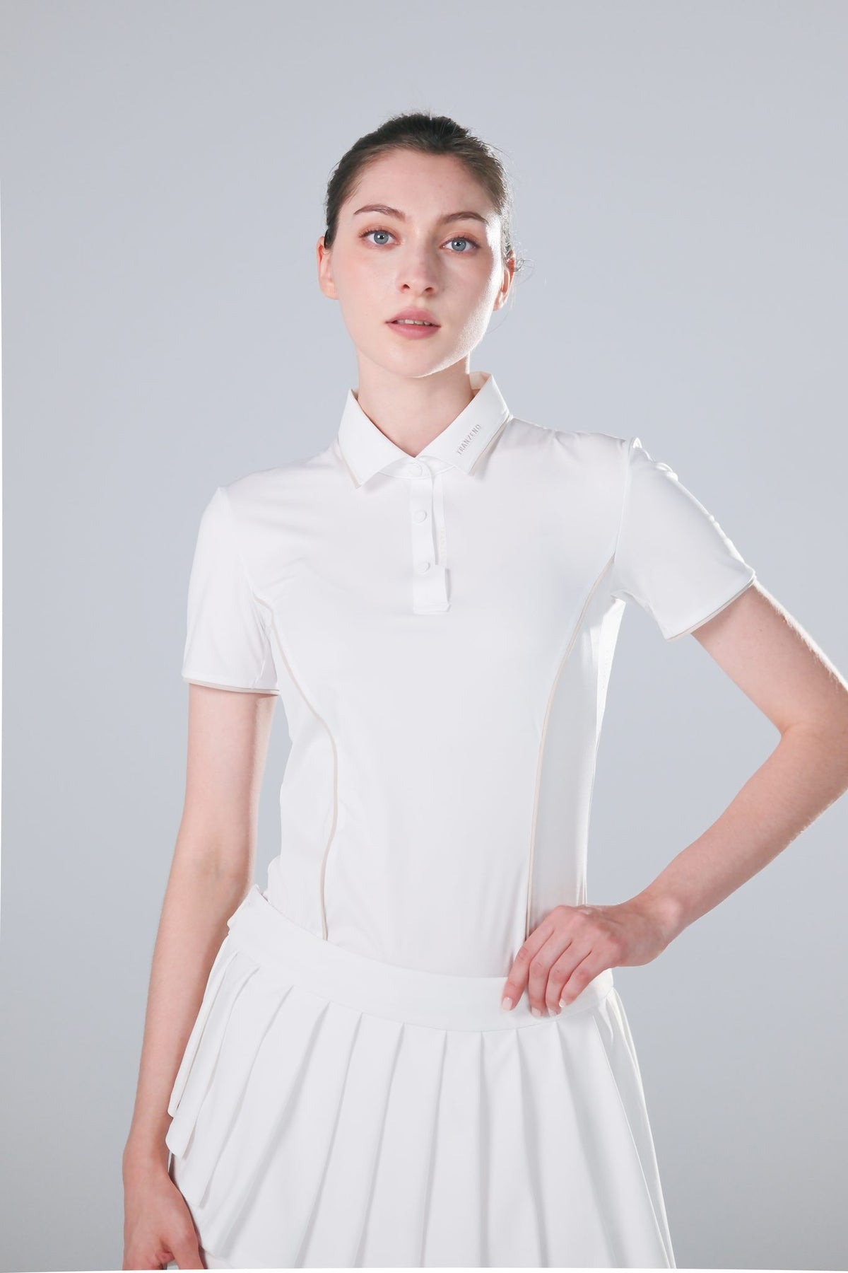 Ice Glaze Polo | Short Sleeves - Women - White - Image 5