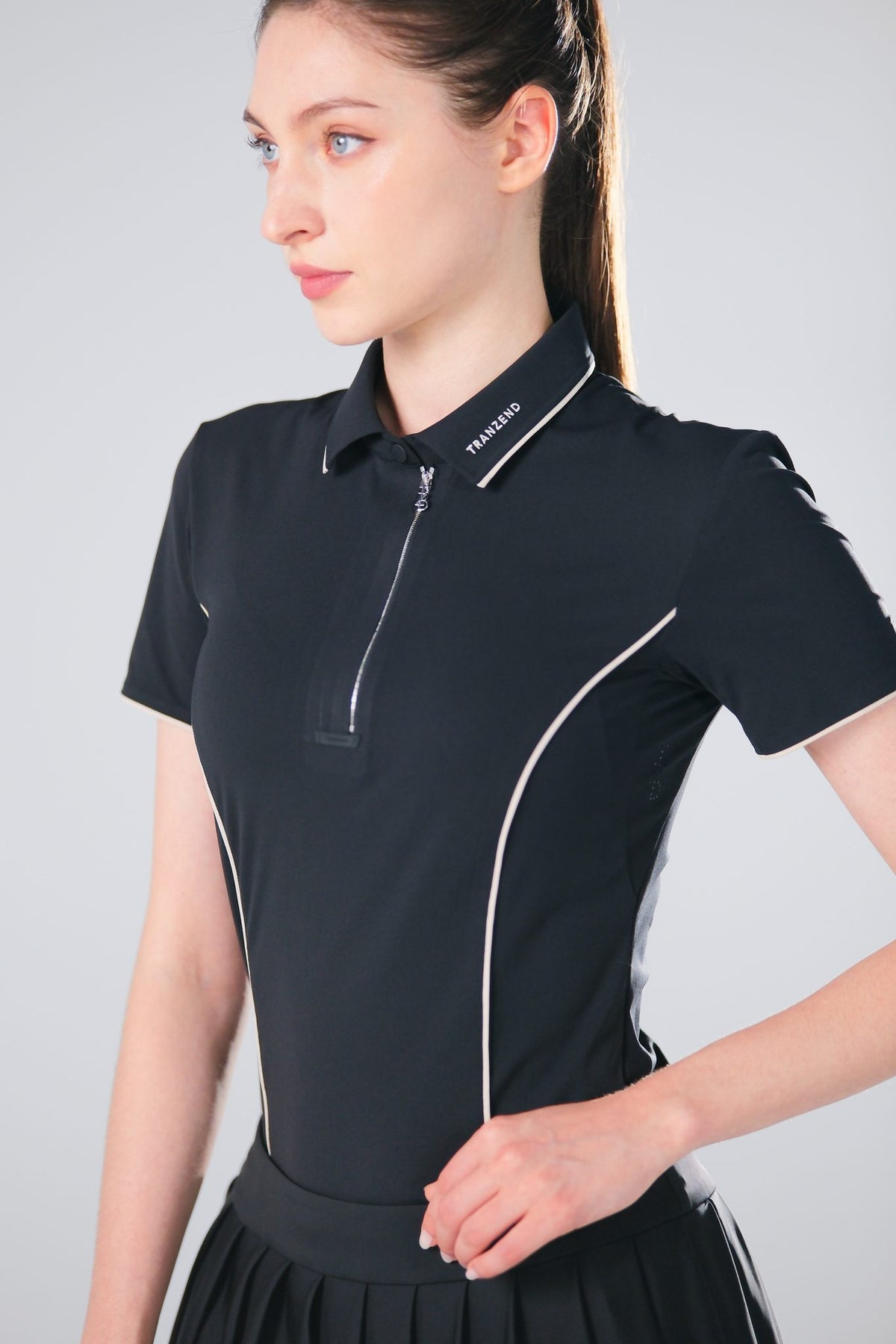 Drift Polo | Short Sleeves - Women - Black - Image 5