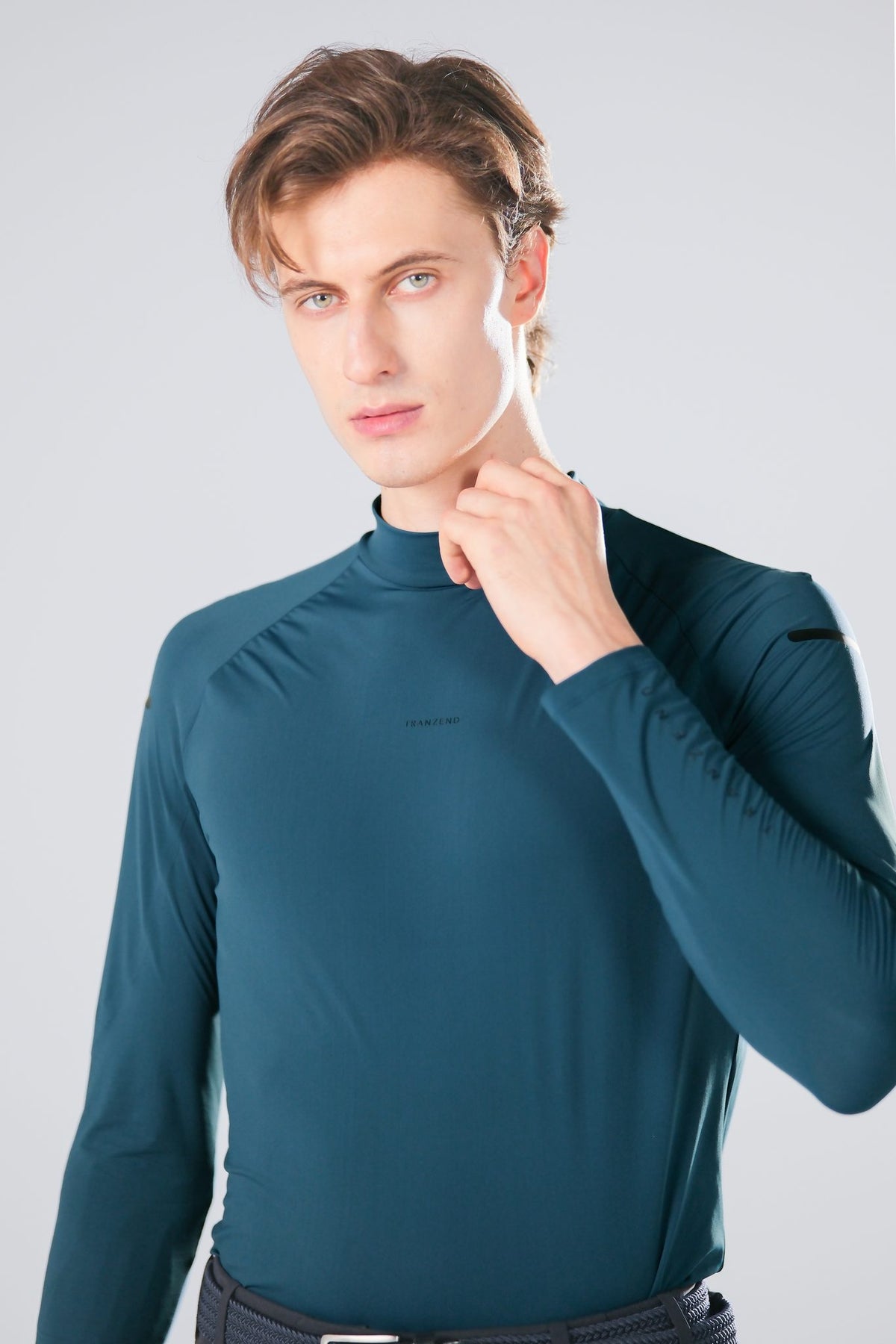 Ice Glaze UV Base Layer - Men - Peacock Blue - Image 6