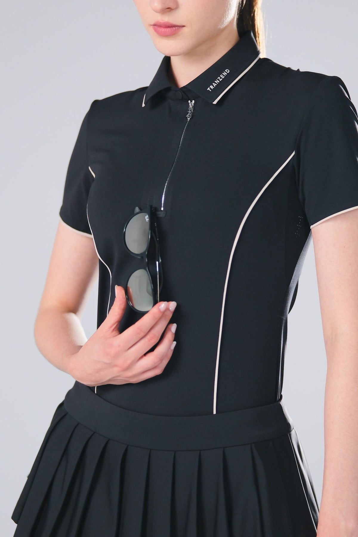Drift Polo | Short Sleeves - Women - Black - Image 6