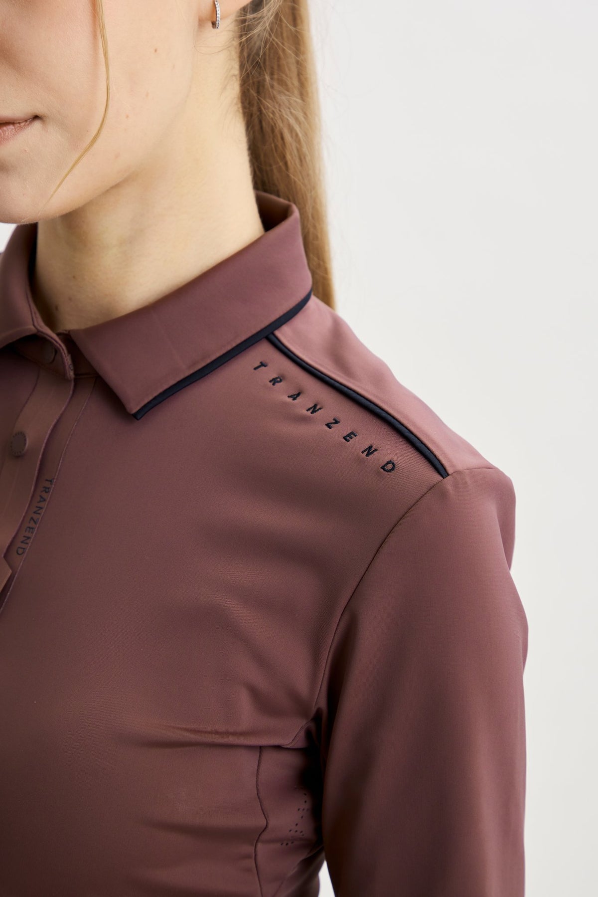 Infinite Glide Polo | Long Sleeves - Women - Brown - Image 6