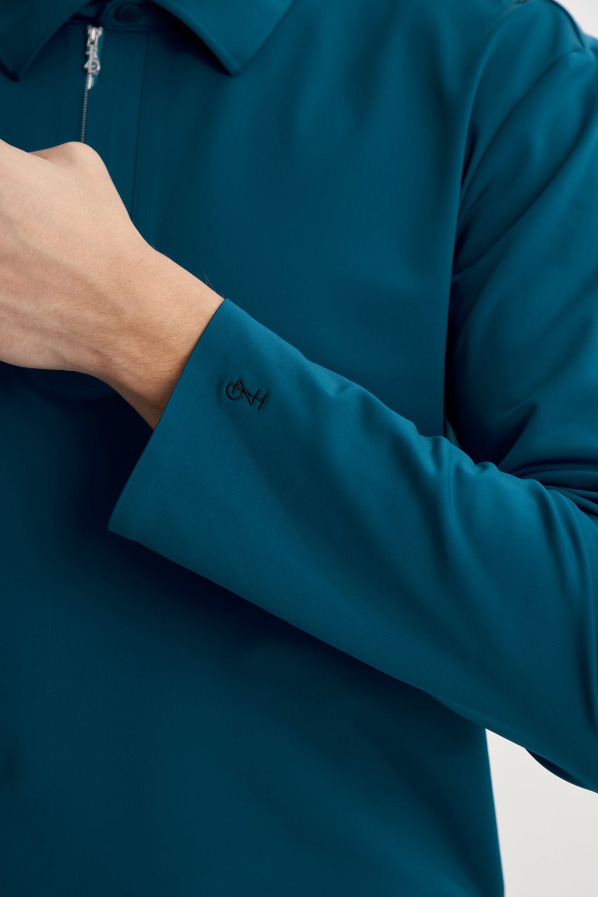 Drift Polo | Long Sleeves - Men - Peacock Blue - Image 7