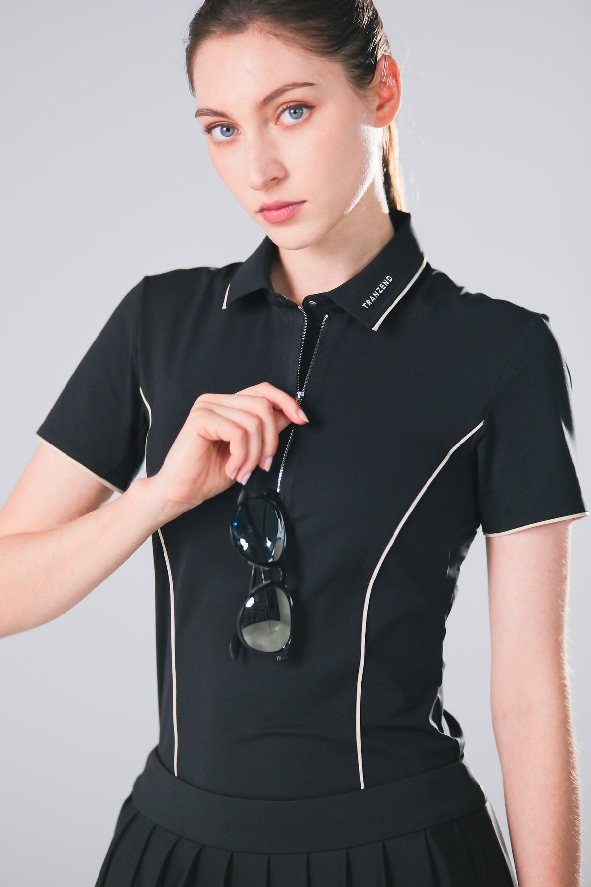 Drift Polo | Short Sleeves - Women - Black - Image 7