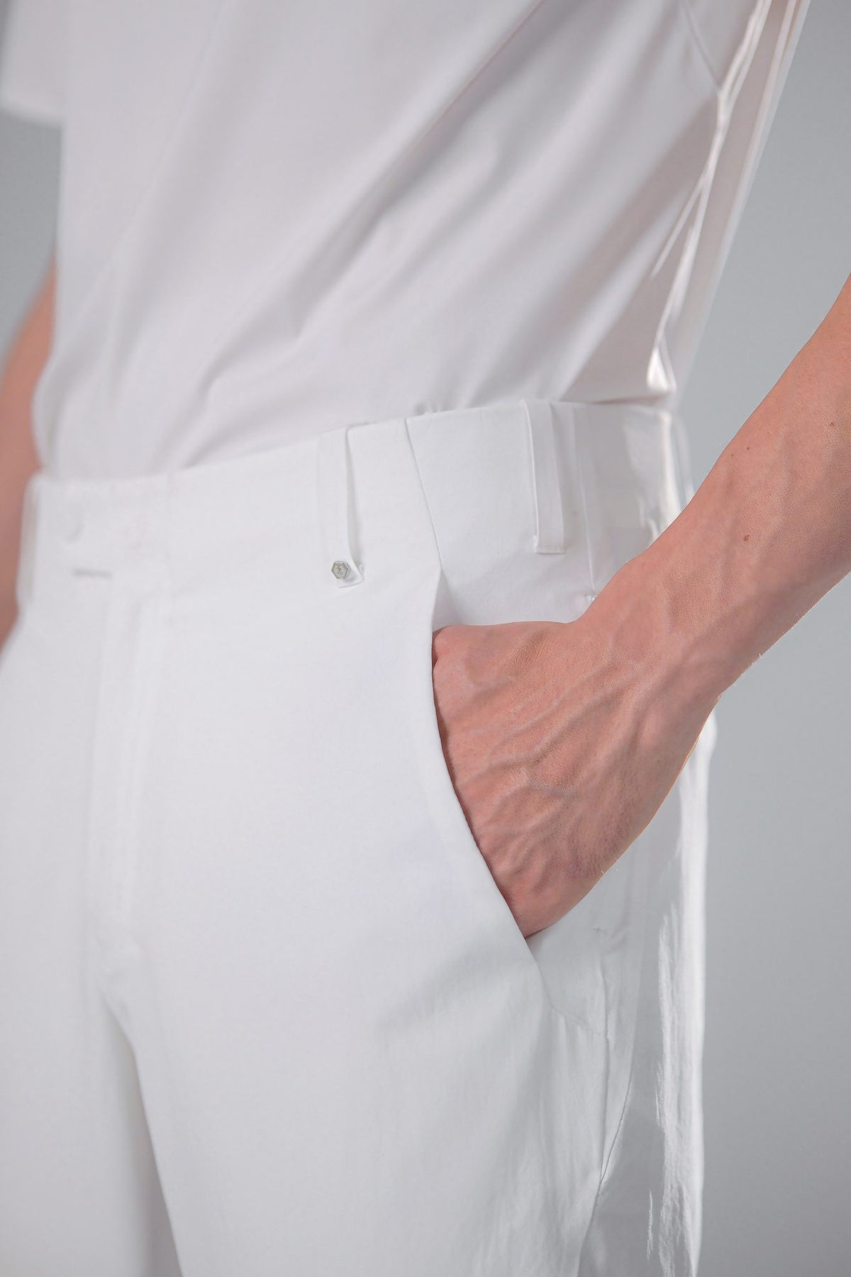 Infinite Motion Trousers - Men - White - Image 7