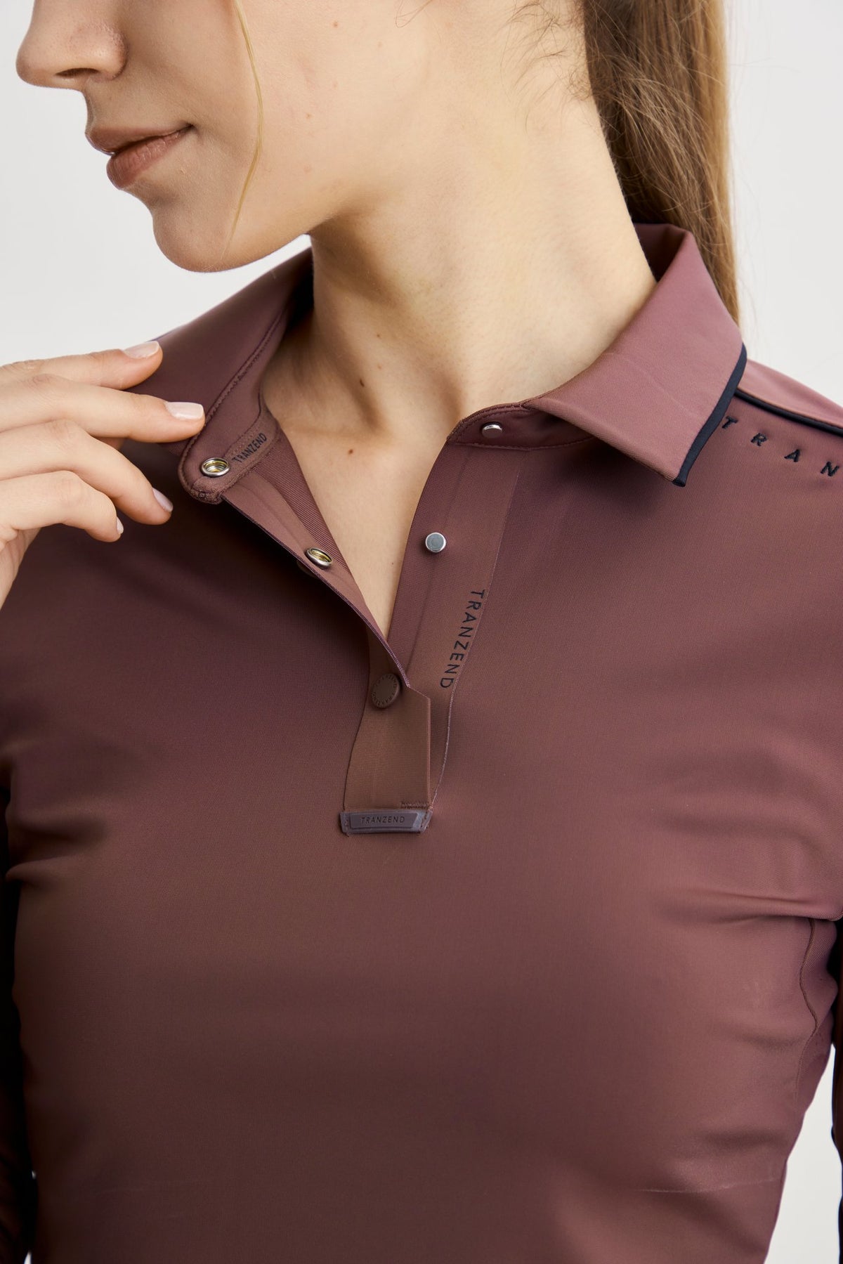 Infinite Glide Polo | Long Sleeves - Women - Brown - Image 7