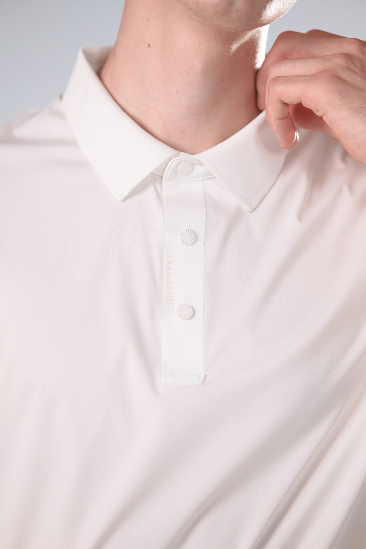 Ice Glaze Polo | Short Sleeves - Men - White - Front 4
