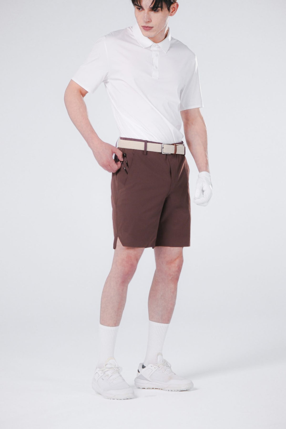 Infinite Motion Shorts - Men - Brown - Image 8