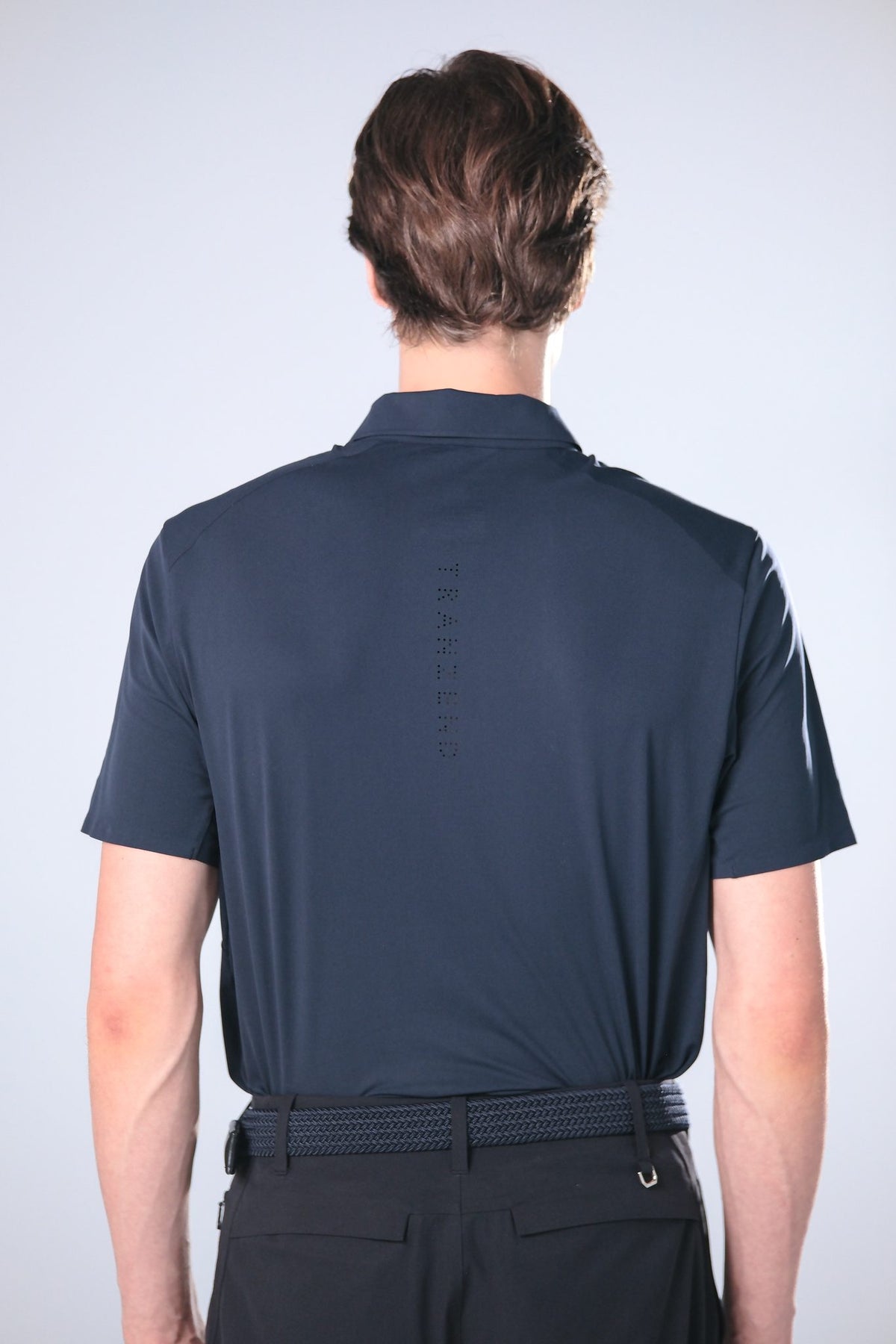 Drift Polo | Short Sleeves - Men - Navy - Back 1