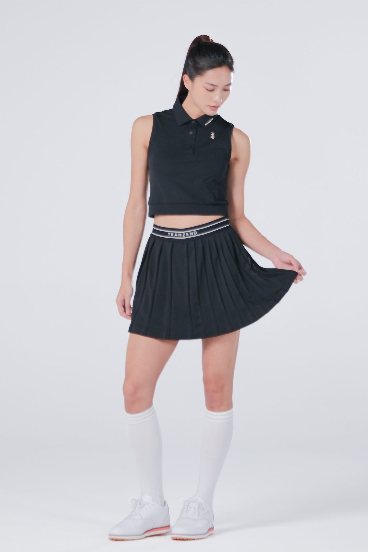 Drift Pleated Skirt - Women - Black - Image 9