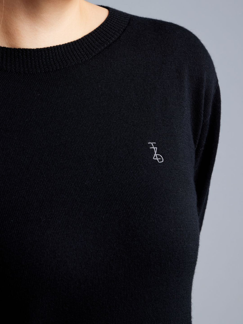 Crew Neck Merino Wool Sweater - Women