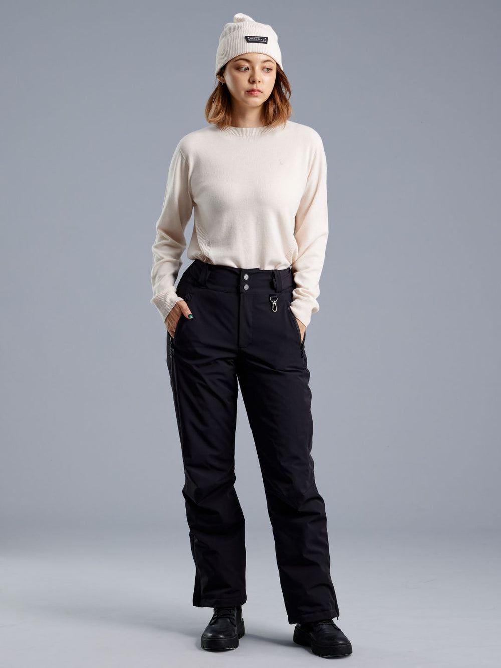 Crew Neck Merino Wool Sweater - Women