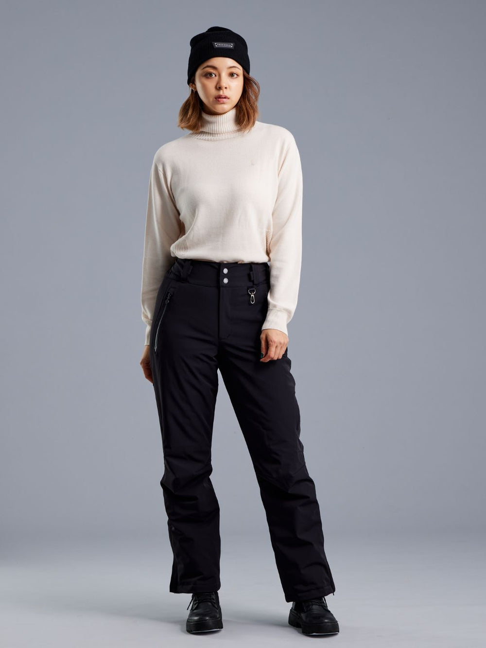 Turtle Neck Merino Wool Sweater - Women