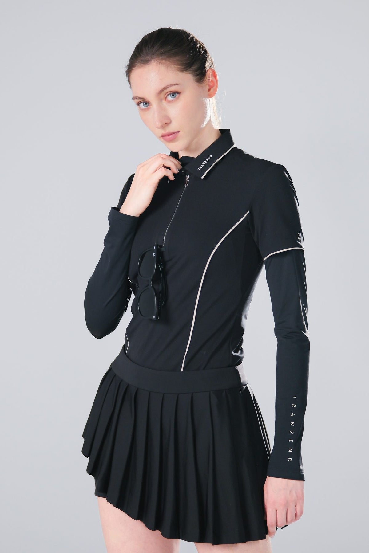 Ice Glaze UV Base Layer - Women - Black - Image 12