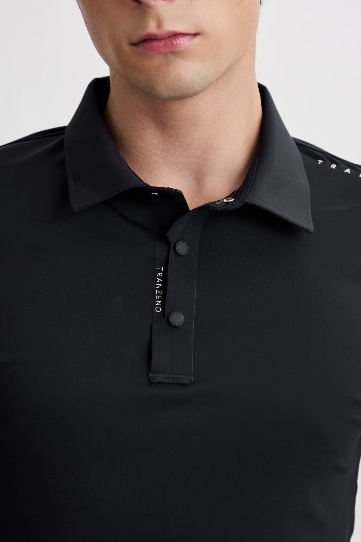 Infinite Glide Polo | Long Sleeves - Men - Black - Second Image