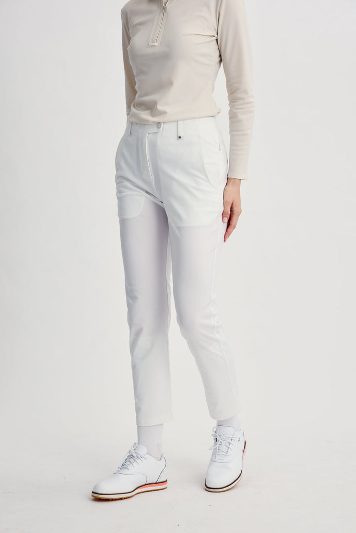 Infinite Motion Slim Trousers - Women - White - Image 3