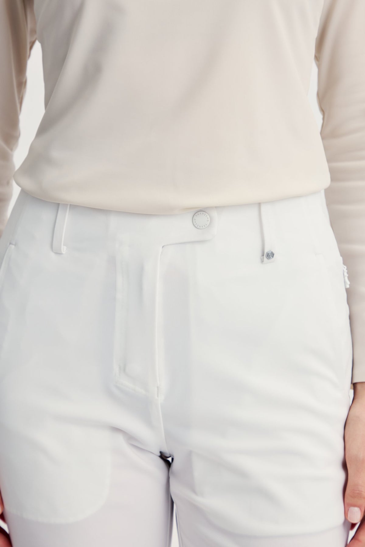 Infinite Motion Slim Trousers - Women - White - Image 4