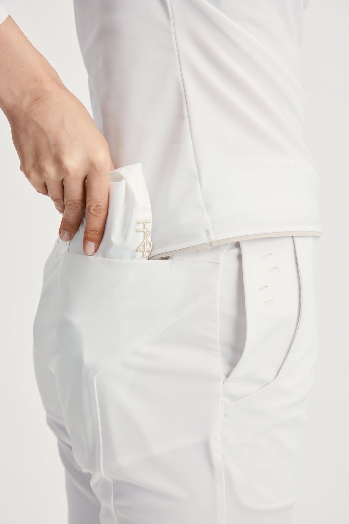 Infinite Motion Slim Trousers - Women - White - Image 10