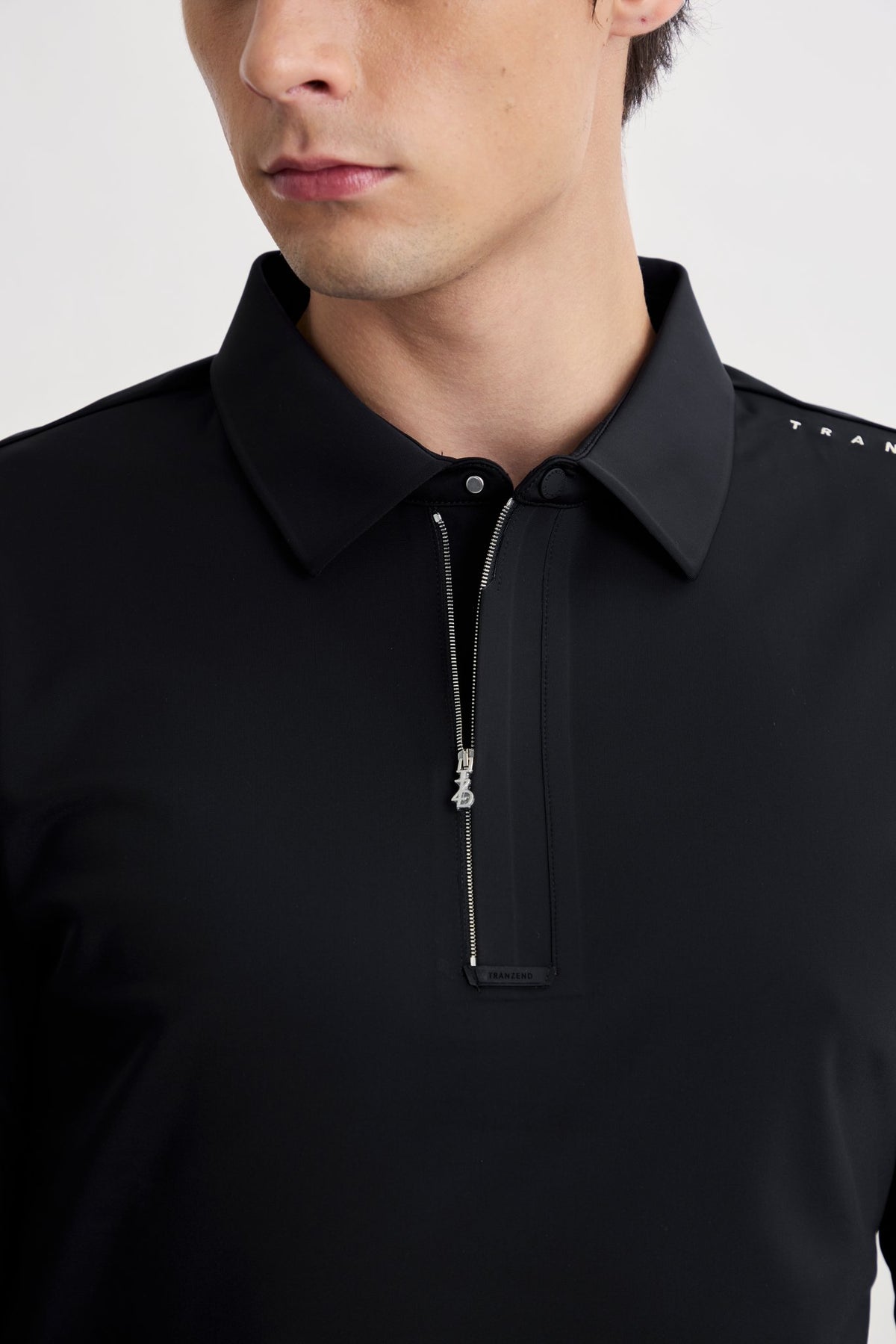 Drift Polo | Long Sleeves - Men - Black - Second Image