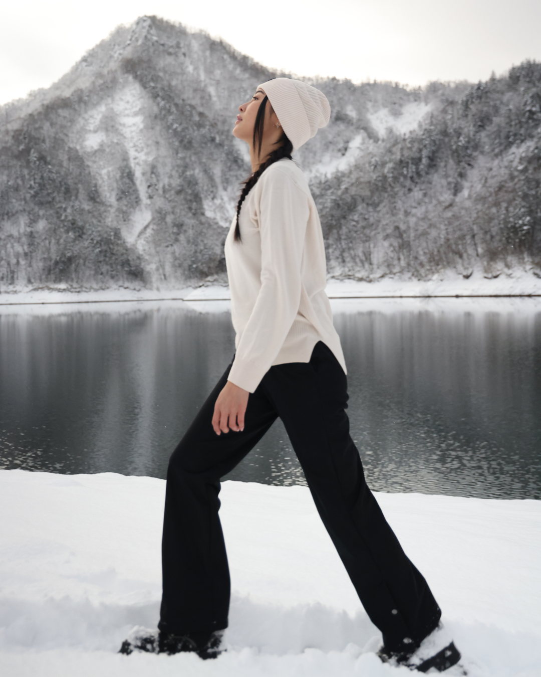 メリノウール100%セーター